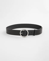 Chico's Outlet Black/Silver Silver Dot Trouser Belt