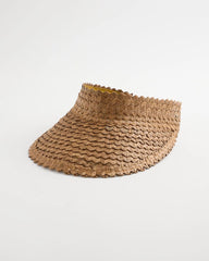 Chico's Discount Brown Chico's x Romi Santorini Visor Hat