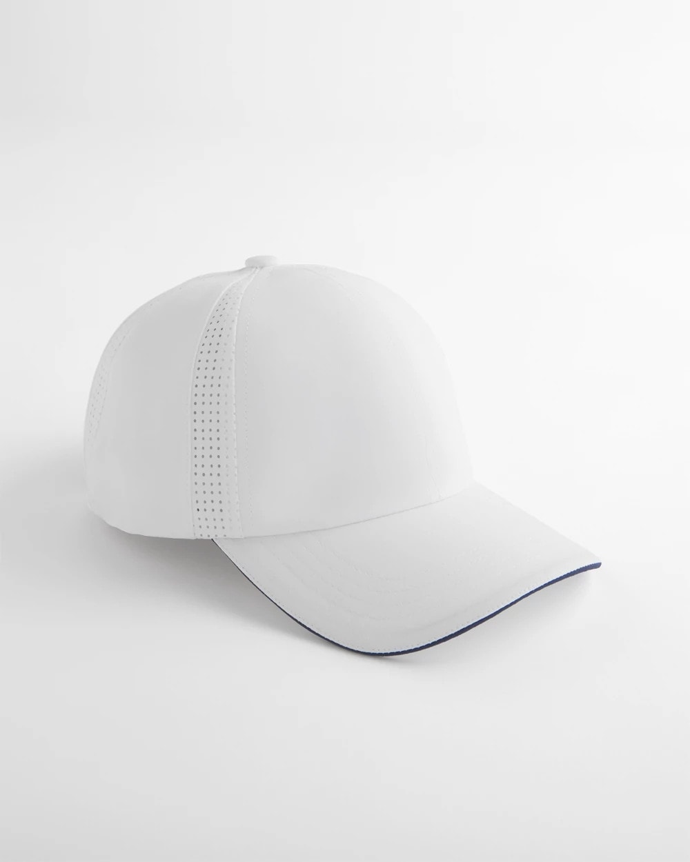 Chico's Online Alabaster Baseball Piping Perforated Sport Hat