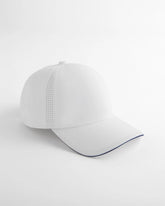 Chico's Online Alabaster Baseball Piping Perforated Sport Hat