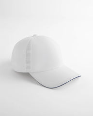 Chico's Online Alabaster Baseball Piping Perforated Sport Hat