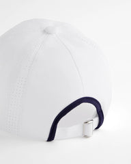 Chico's Online Alabaster Baseball Piping Perforated Sport Hat