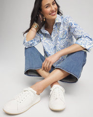 Chico's Discount Alabaster Slide-in Sneakers