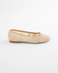 Chico's Sale Natural Cora Raffia Flats