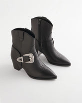 Chico's For Sale Black Kris Western Buckle Boots