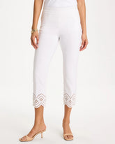 Chico's Online Alabaster Petite Brigitte™ Slim Scalloped Ankle Pants