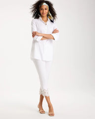 Chico's Online Alabaster Petite Brigitte™ Slim Scalloped Ankle Pants