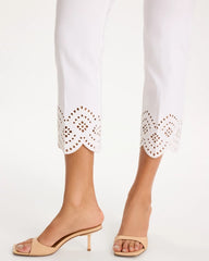 Chico's Online Alabaster Petite Brigitte™ Slim Scalloped Ankle Pants