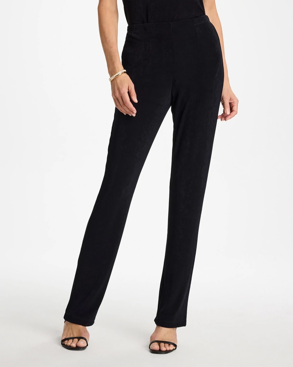 Chico's Online Black Petite Travelers™ No Tummy Pants