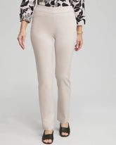 Chico's Discount Smokey Taupe Brigitte™ Slim Pull-On Pants