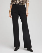 Chico's Sale Black Juliet Wide Full Length Pant