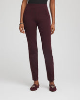 Chico's Sale Black Circle Jacquard Juliet Slim Ankle Pants