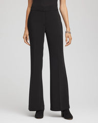 Chico's On Sale Black Crepe Flared Trouser Pants