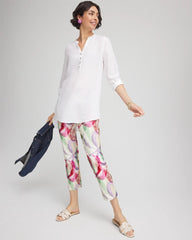 Chico's Discount Ecru Brigitte™ Slub Slim Cropped Pants