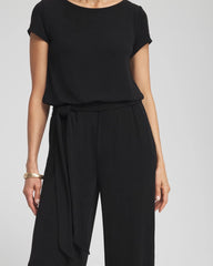 Chico's Sale Travelers Black Travelers™ Cap Sleeve Jumpsuit