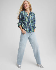 Chico's On Sale Delphinia Indigo Petite Pull-On Wide-Leg Jeans