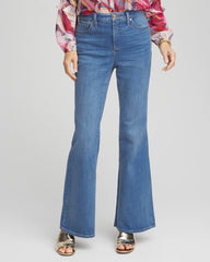 Chico's Discount Freya Indigo So Slimming® High Rise Flare Jeans