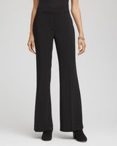 Chico's Sale Black Crepe Flared Trouser Pants