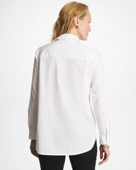Chico's Outlet Alabaster Poplin Soutache Tunic
