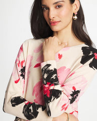 Chico's For Sale Sweet Blossom Printed Bateau Dolman Pullover