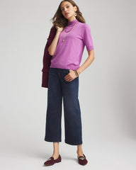Chico's For Sale Gooseberry Ella Elbow Sleeve Mockneck Sweater