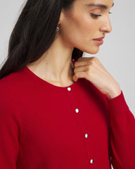 Chico's For Sale Carmine Red Crewneck Cardigan