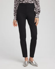 Chico's Discount Black Emme Skinny Ponte Ankle Pants