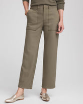 Chico's For Sale Nettle Leaf Petite Bi-Stretch Straight Ankle Pants