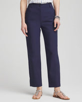 Chico's Outlet Passport Blue Fly Front Ankle Pants
