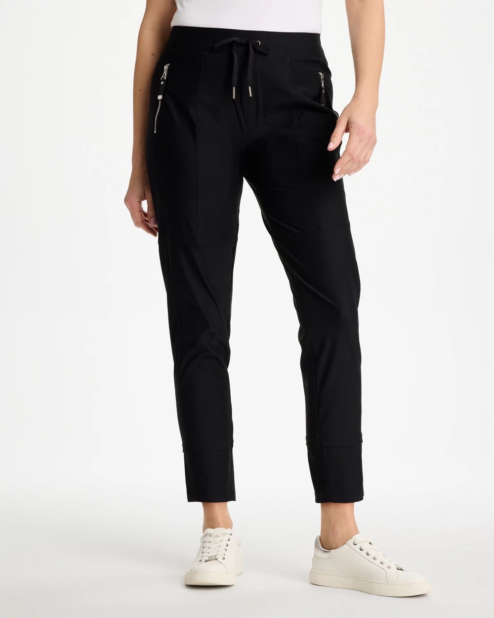 Chico's On Sale Black Zenergy® Seam Detail Stretch Pants