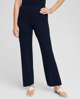 Chico's Online Travelers India Ink Travelers™ Sweater Knit Wide-Leg Pants