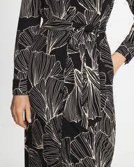 Chico's For Sale Black Printed Knit Shirtdress