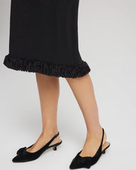 Chico's For Sale Travelers Black Travelers™ Fringe Hem Tank Dress