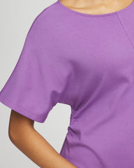 Chico's On Sale Plum Shade Fit and Flare Cinched Waist Dress