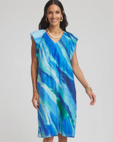 Chico's Sale Multi Cotton-Silk Voile Popover Dress