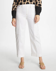 Chico's On Sale Alabaster Utility Wide Pull-On Crop Jeans