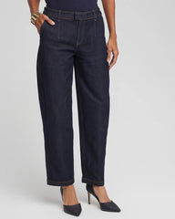 Chico's On Sale Cedar Rinse Tapered Trouser Jeans
