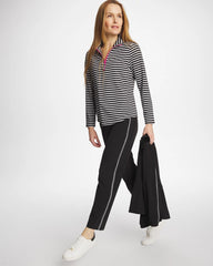 Chico's Discount Black Zenergy® UPF Lattice-Trim Ankle Pants