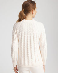 Chico's Online English Cream Zenergy® Luxe Cable Sweater