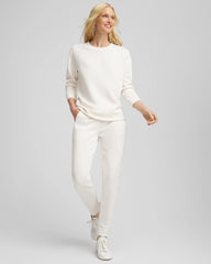 Chico's Discount English Cream Zenergy® Rhinestone Joggers