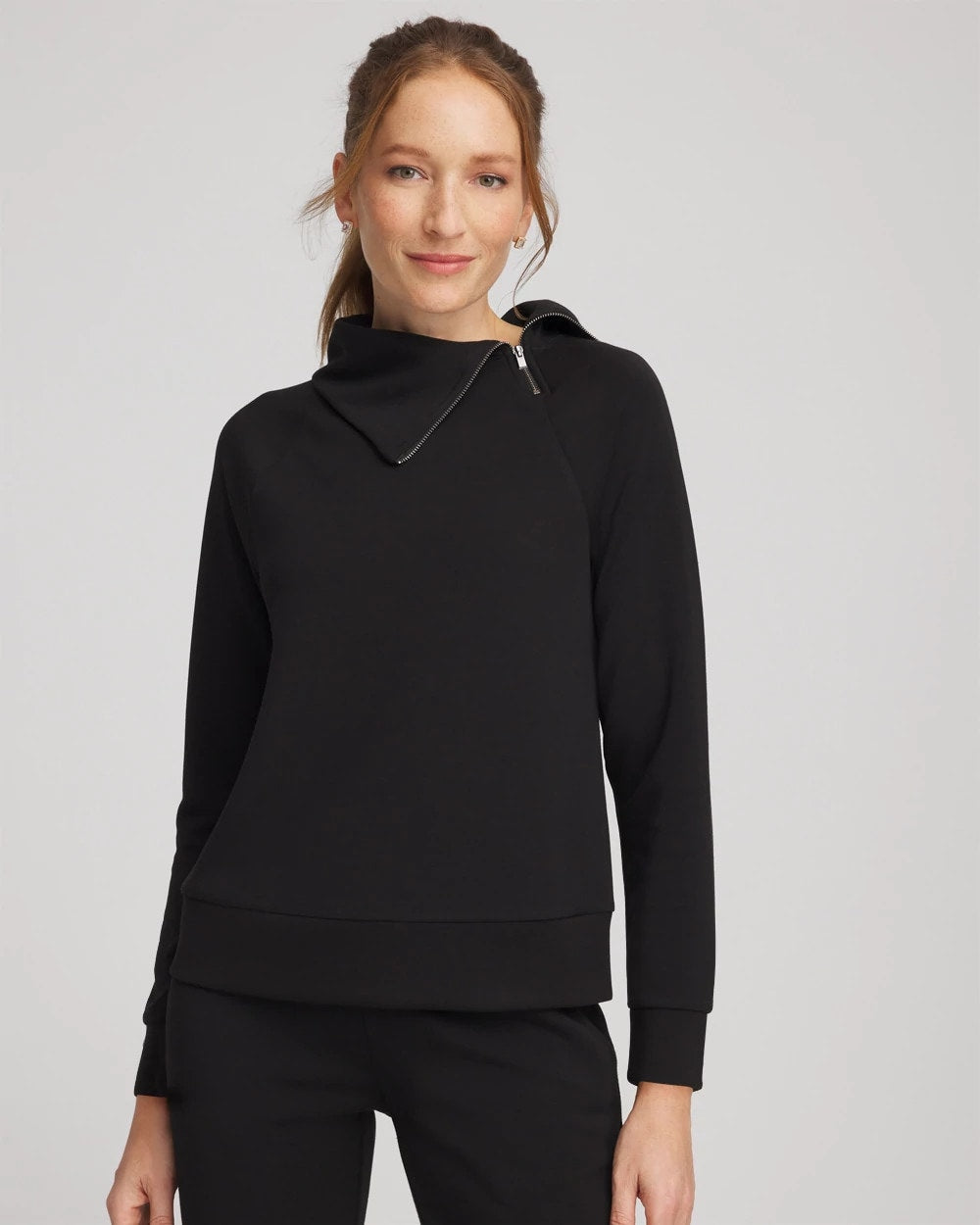 Chico's Online Black Zenergy® Soft Popover Top