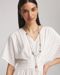 Chico's Sale Silver Chico's Originals White Jade Ocean Necklace