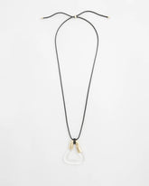 Chico's Online Lucite Adjustable Lucite Pendant Necklace