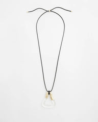 Chico's Online Lucite Adjustable Lucite Pendant Necklace