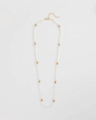 Chico's Outlet Pearl Goldtone Faux Pearl Single-Strand Necklace