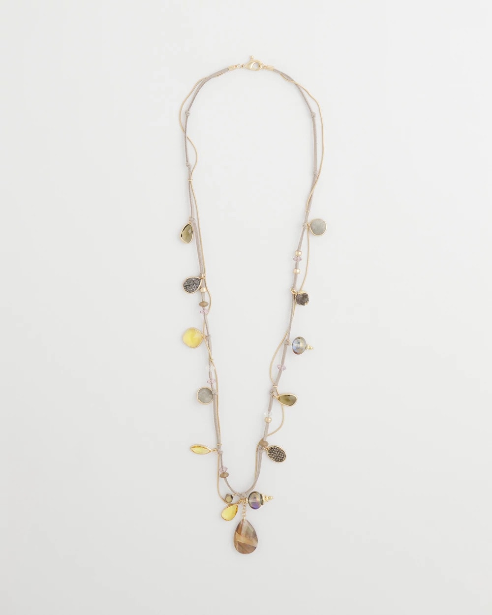 Chico's Sale Neutral Drop Off Pendant Necklace