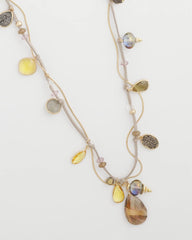 Chico's Sale Neutral Drop Off Pendant Necklace