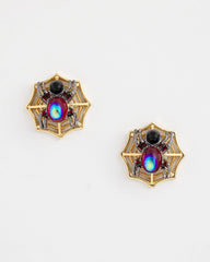 Chico's For Sale Orange Spider Web Glitz Earrings