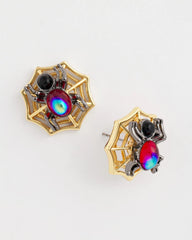 Chico's For Sale Orange Spider Web Glitz Earrings