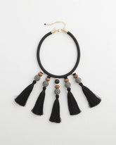 Chico's Outlet Neutral Chico's Originals Tassel Statement Necklace